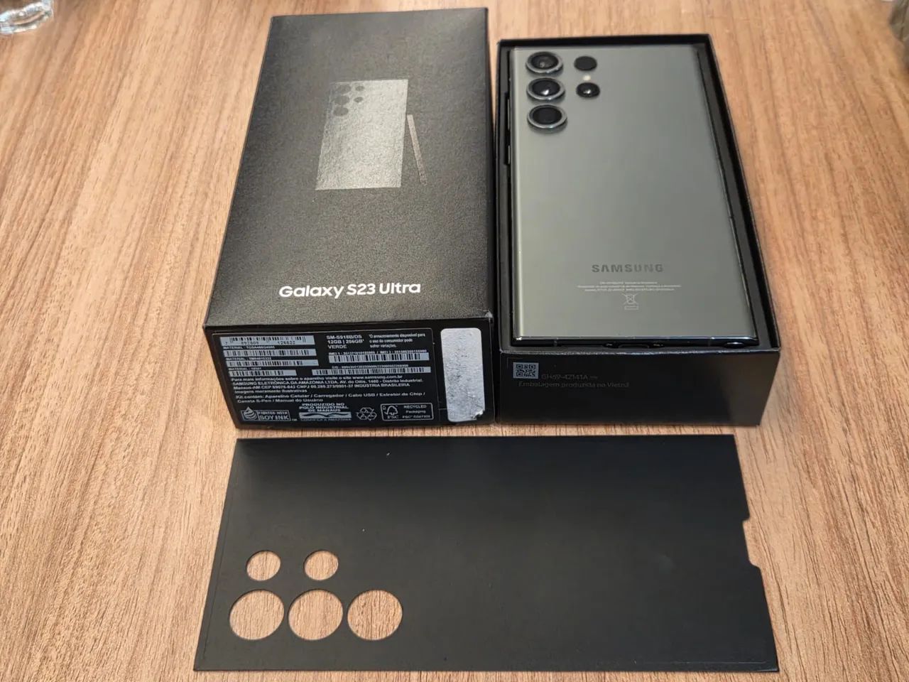 S23 ultra 256gb verde (com nota fiscal)