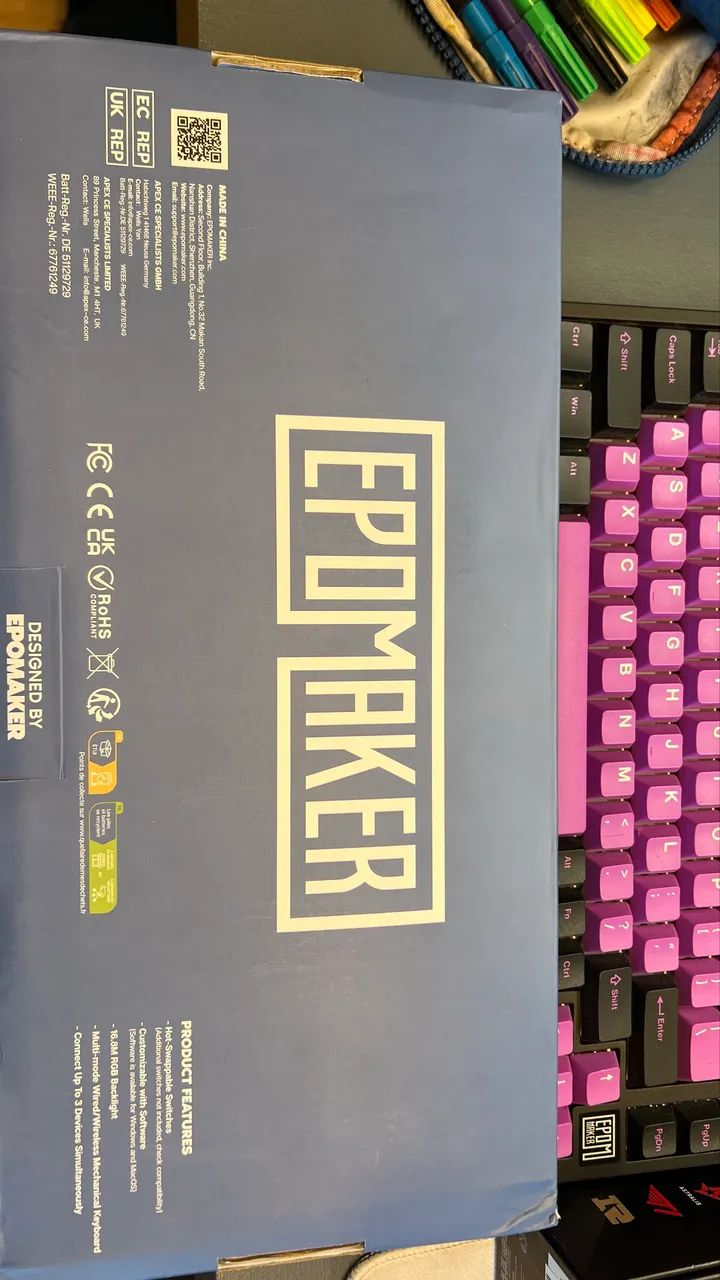 Teclado EpoMaker TH80 SE (Praticamente Roxo) - Foto 2