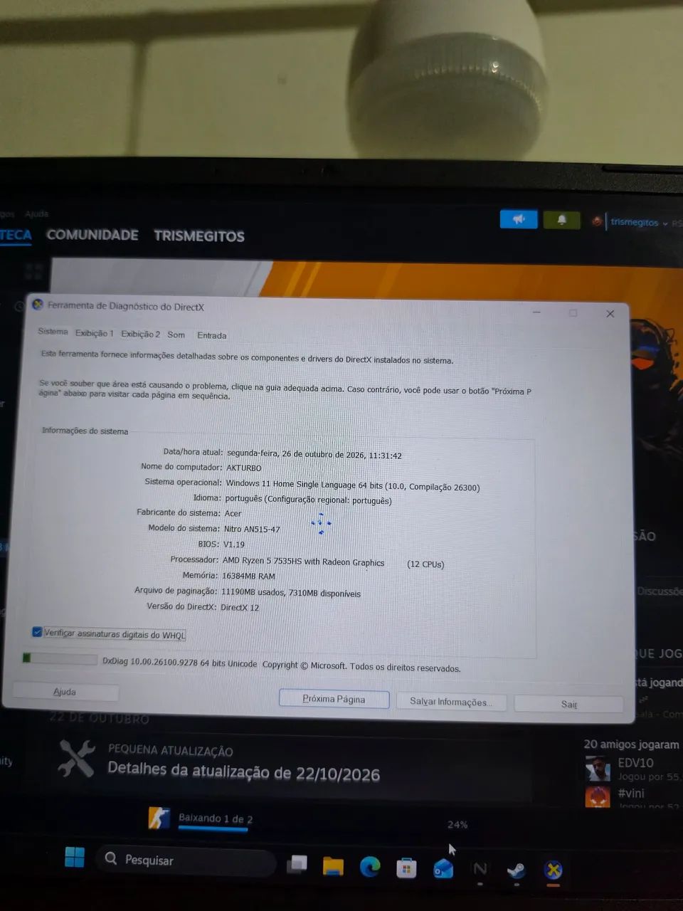 Acer nitro 5 an515-47 - Foto 3