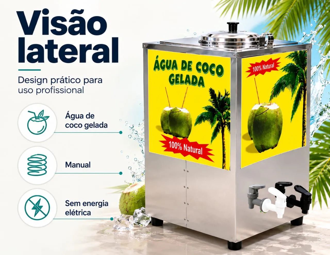 Máquina de água de coco