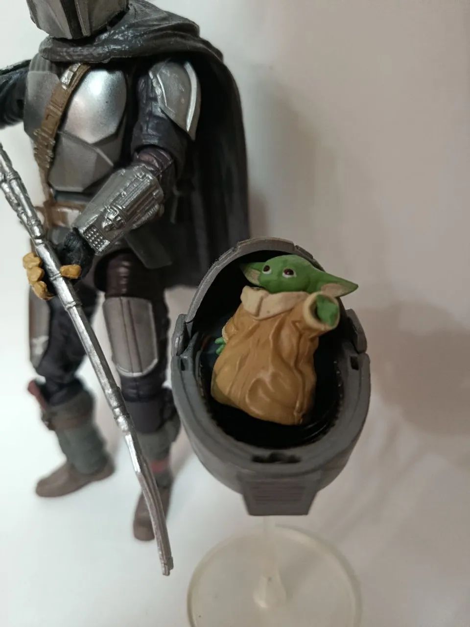 Action Figure Star Wars Mandaloriano e Grogu 6 polegadas~15cm  436555520410931202