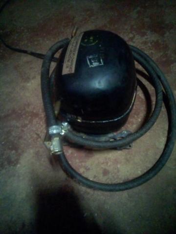 Compressor com motor de geladeira