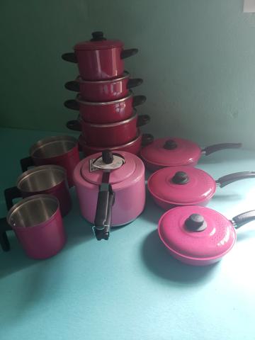 Kit de panelas 12 peças