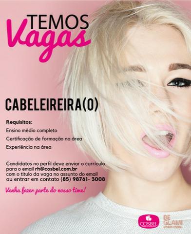 Vaga de Cabeleireiro Fortaleza