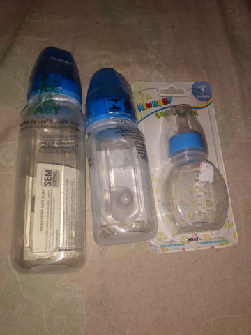 Kit mamadeiras New baby nova lacrada