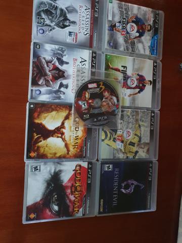 Vendo Ps3 com nove jogos