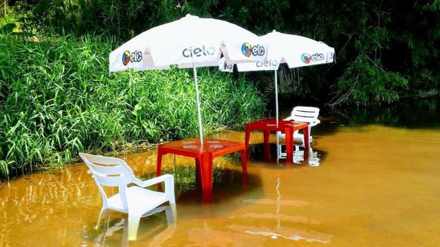 Rancho Pé Na Areia em Paulicéia sp rio no fundo com vista panorâmica - Foto 9