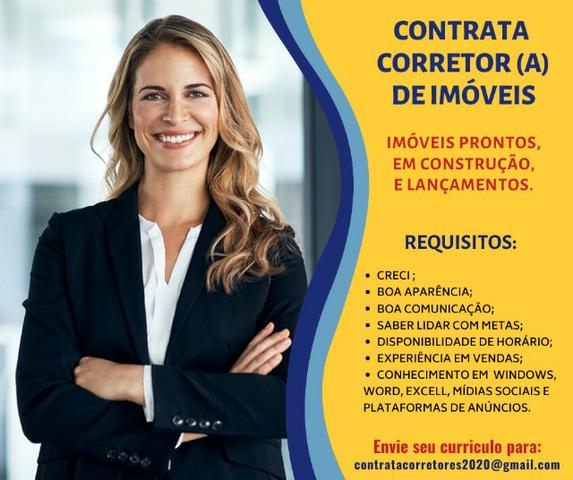 Contrata Corretores de Imóveis p/ Lançamento ao lado do Center Vale Shopping