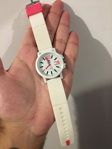 Relógio Adidas Branco C/ Rosa - Foto 2