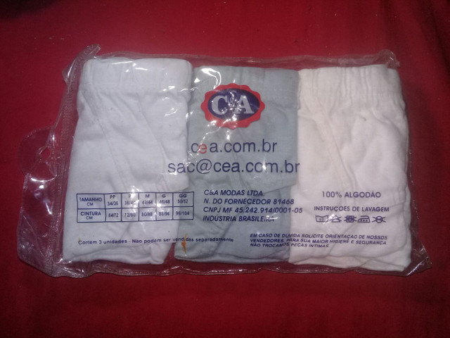 Kit 3 cuecas
