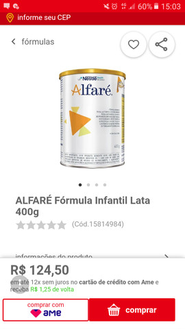 Formula/leite especial