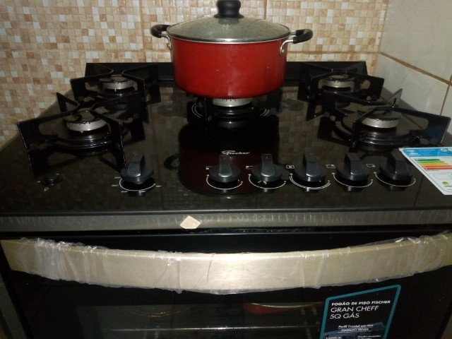 Vendo fogão mesa de vidro