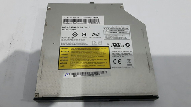 DVD/RW para Notebook