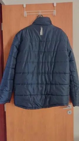 Jaqueta Masculina Com Bolsos Com Zíper Preto G  Como Nova - Foto 5