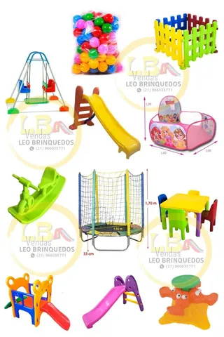 Balanço/ piscina / mesa/ valores na descrição