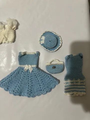 Roupas de boneca em crochê! Artesanal e perfeitas - Artigos