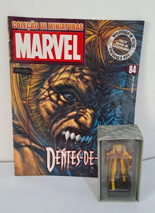 *** MT Dentes-de-Sabre Miniatura Eaglemoss Marvel Figurines