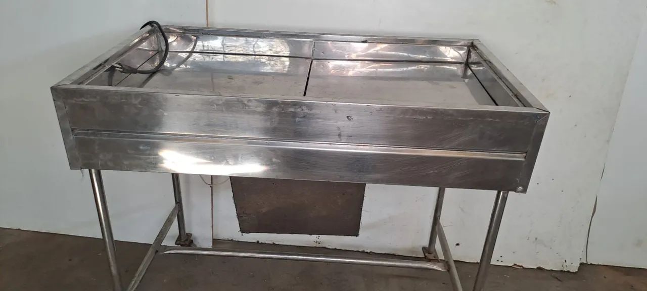 Bancada Refrigerada (pista fria) Inox Motor Elétrico