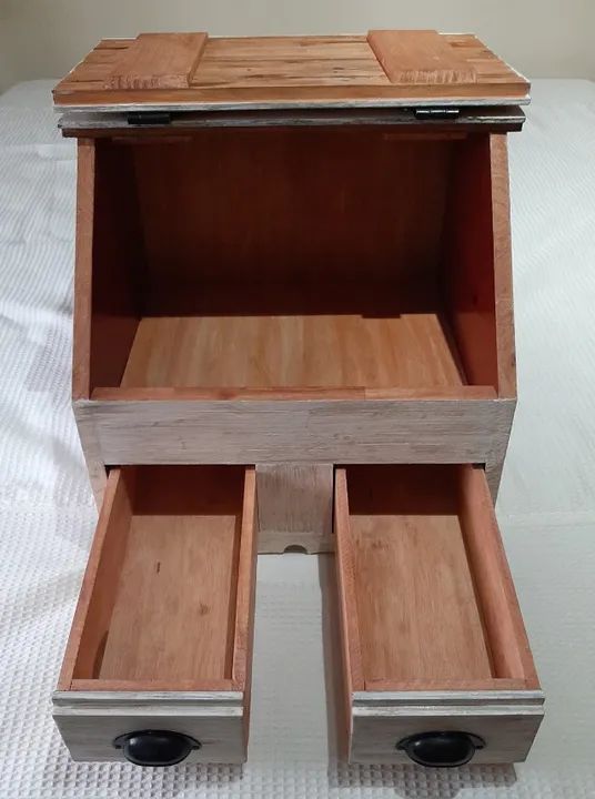 Móvel Decoração tipo Escrivaninha c/ 02 gavetas (c/ COMPARTIMENTO SECRETO) - Foto 5