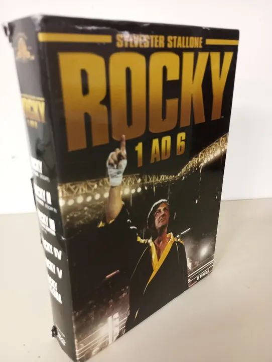 Rocky - box com DVDs originais 