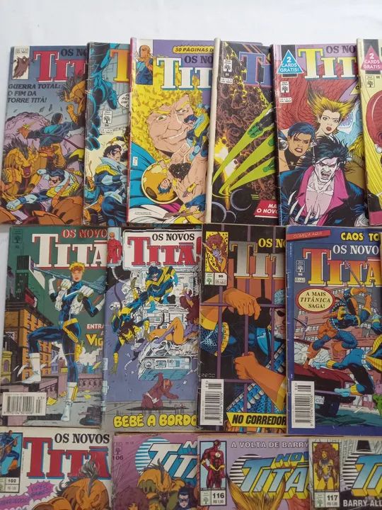 27 HQs dos Novos Titãs formatinho abril jovem DC comics - Foto 2