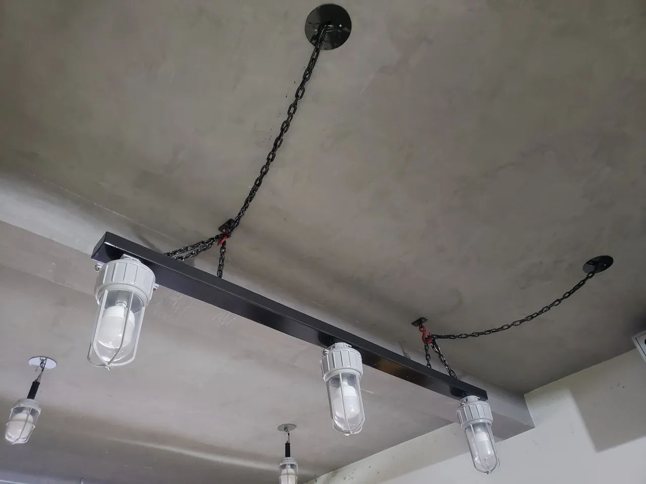 Luminária Pendente Industrial Rústica Ferro Blindada - Foto 2