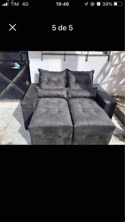 PROMOÇÃO SOFÁ RETRATIL 2 LUGARES