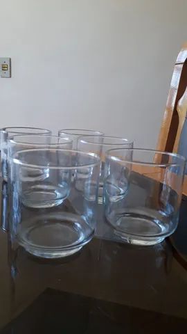 6 copos de wisk por 20 reais