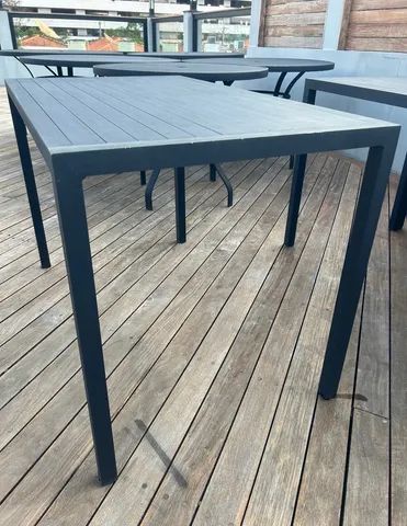 Mesa retangular 1.20 mt x 0,70 alumínio 