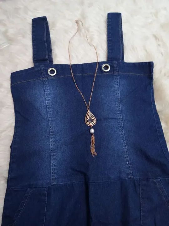 Vestidos jeans tamanhos variados  - Foto 4