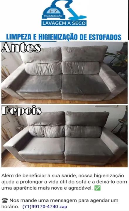 Limpeza e Higienização de Estofados - Devolvendo a Beleza ao Seu Sofá