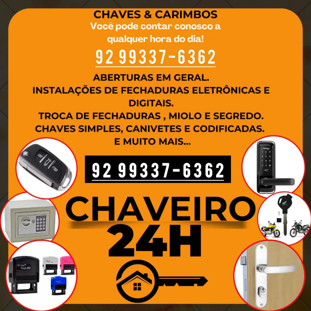 Chaveiro Plano B 24h Chaveiro Plano B 24h