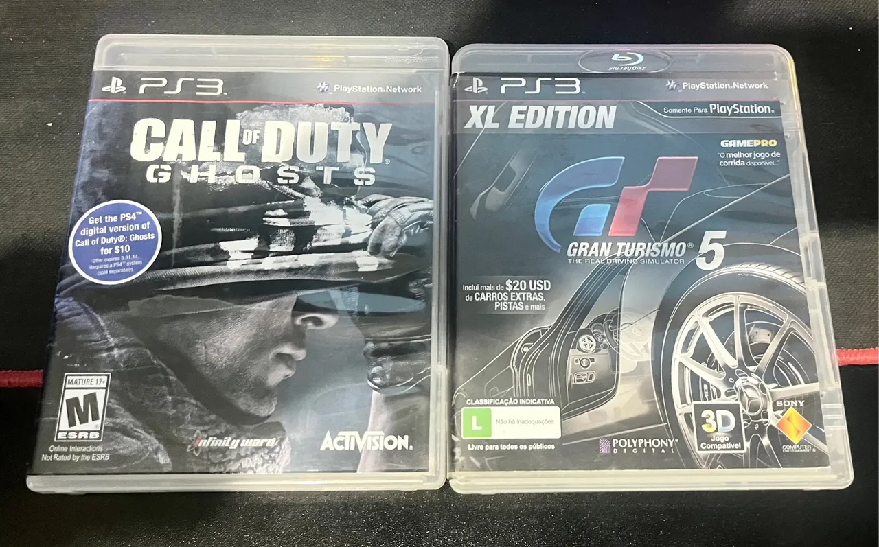 Jogos de PS3 (2 jogos por 60,00)