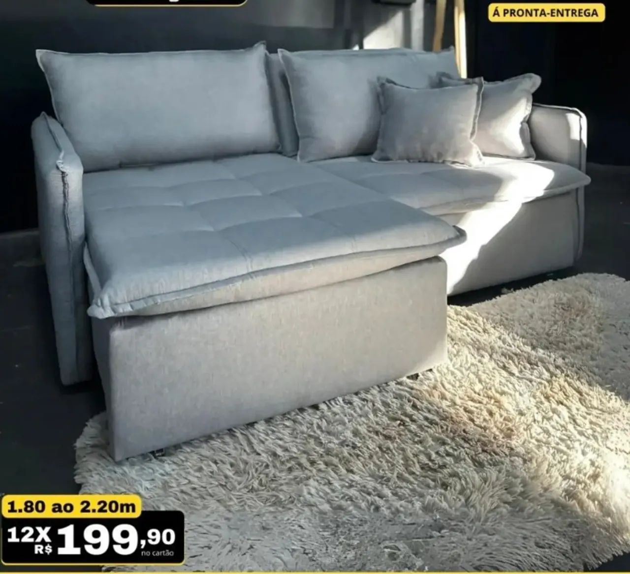 Sofá retratil reclinável Máximo 2,30 mts - Foto 2