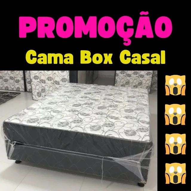 Cama Casal Box = Peça já o seu