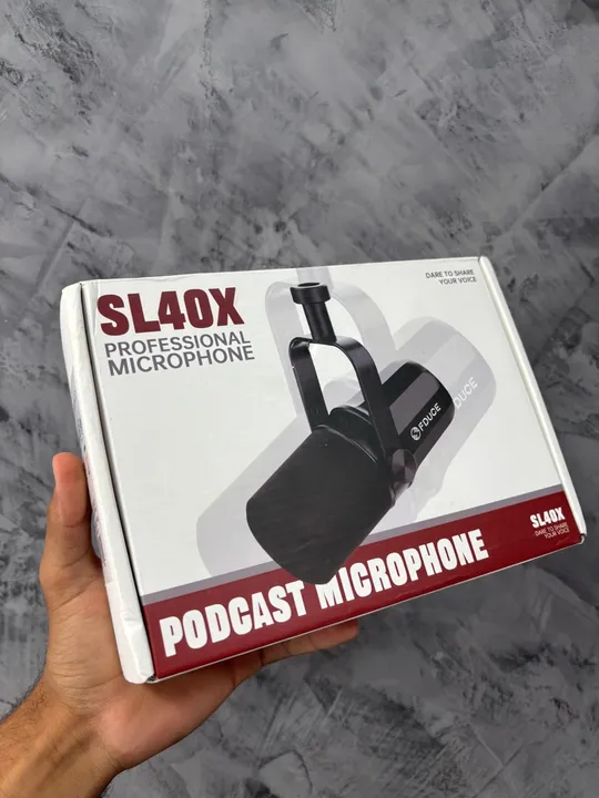 Microfone Profissional Fduce Sl40x Cabo Xlr 2m