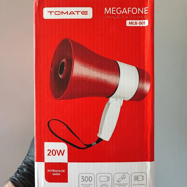 Megafone gravação de alta qualidade