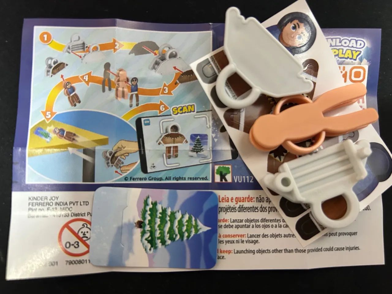 Brinquedos coleção Kinder Joy Applaydu - Foto 2