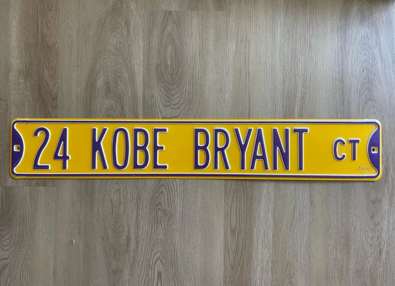Placa decorativa Kobe Bryant