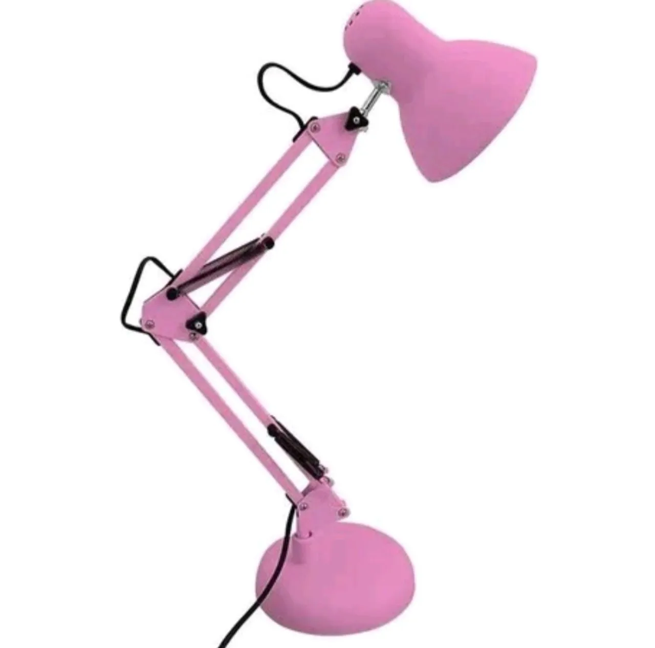 Luminária articulada rosa