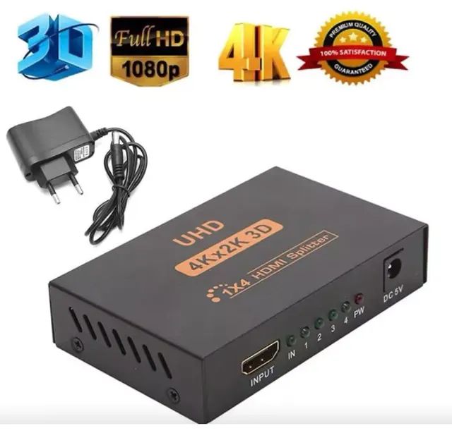 Distribuidor Splitter Iunit  1x4 4k x 2k 3d - Foto 2