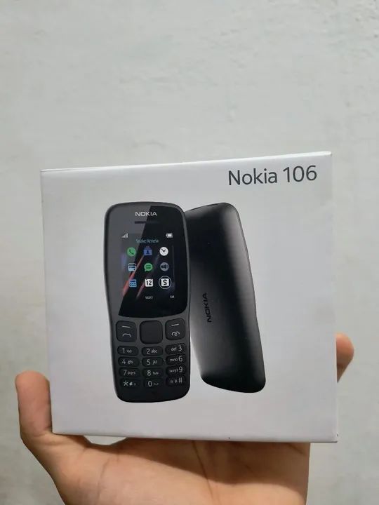 (Entrega grátis sem taxa) Nokia 106 - Novo - Foto 3