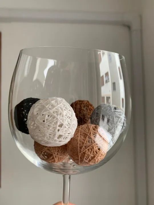 Bolas Decorativas - Tam: PP - 4 unidades - Foto 2