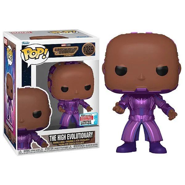 Funko Pop! The High Evolutionary (Alto Evolucionário) do filme Guardiões da Galáxia Vol. 3