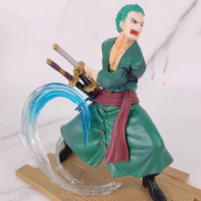 Kit Action Figure do Roronoa Zoro e Vinsmoke Sanji - Bonecos de One Piece - Foto 2