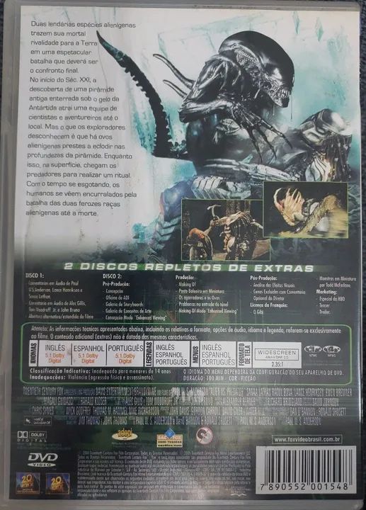 Alien vs Predator - Edição Especial - DVD Duplo - Foto 2