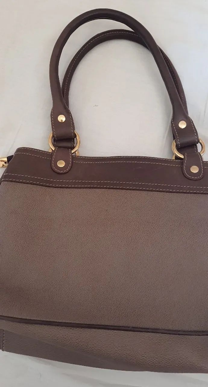 Bolsa de ombro , couro, marrom, Corello  - Foto 2