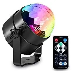 Mini Projetor de Luz LED RGB para Festas - Efeito DJ