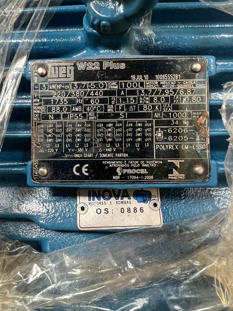 Motores elétricos  - 3 peças - Foto 6
