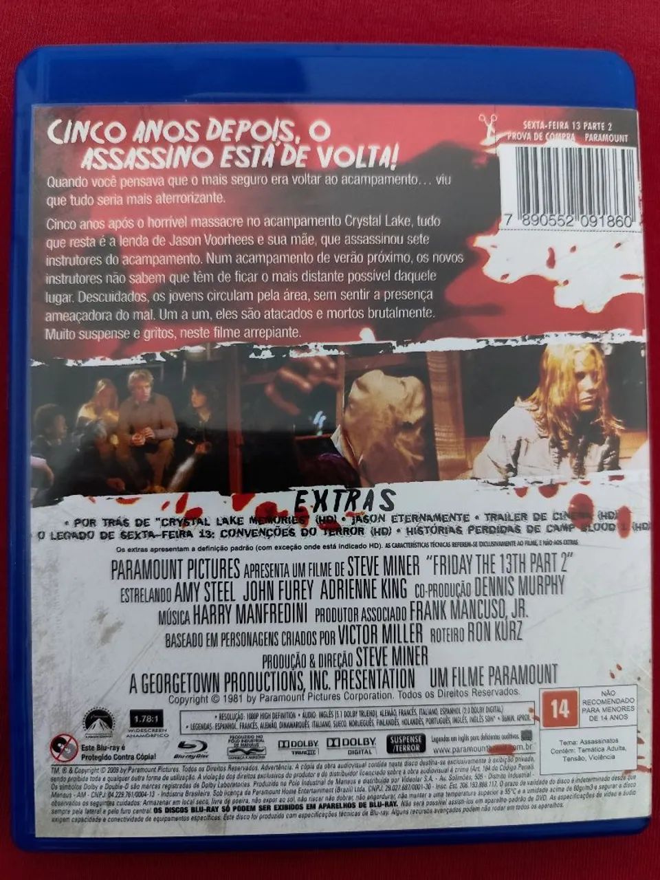 Bluray Sexta-Feira 13 - Original - Blu-Ray Terror - Foto 5